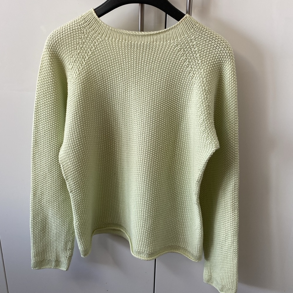 Fabiana Filippi green wool sweater L made in Italy - Picture 2 of 6